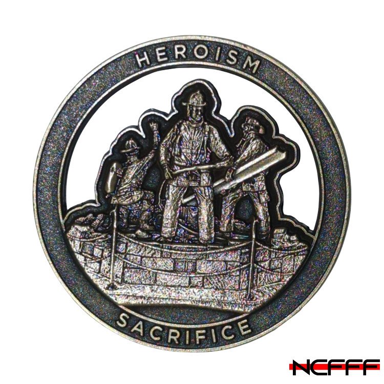 2024 Heroism Sacrifice Cutout Challenge Coin